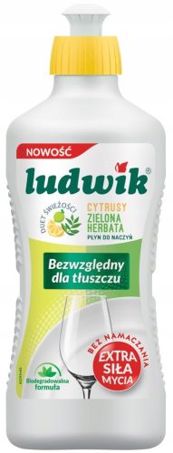  Ludwik Geschirrspülmittel 900 ml Duet Świeżości – Zitrusfrüchte mit grünem Tee