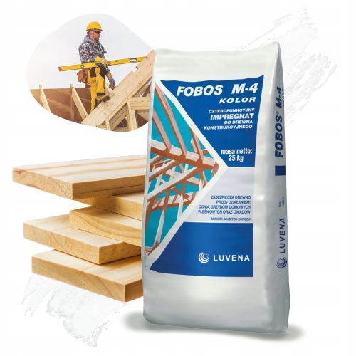 Fobos M-4 Imprägnierung für Bauholz 25 kg + KALENDER FÜR 2024 – KLEINER KALENDER 2024 – KLEINE REGELTABELLE