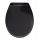 Rodeno WC BLACK Toilettensitz, schwarzes Polypropylen