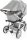  Kinderwagen-Regenschirmbezug für Kinderwagen 67 cm grau + Karton mit separatem Deckel 20 cm x 15 cm x 25 cm 1 Stk.