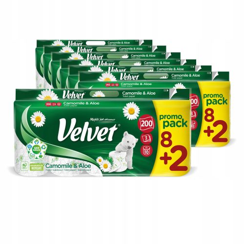 Klopapier Toilettenpapier mit Samtduft, 8 Stk.