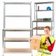  Mirpol Lagerregal aus Metall, 180 x 100 x 60 cm, max. 150 kg pro Regal