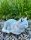 Gartenfigur Entspannte liegende Katze als Dekoration