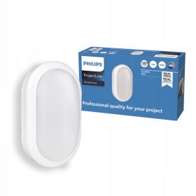    Philips Gartenwandleuchte, weiß, integrierte 15-W-LED-Quelle