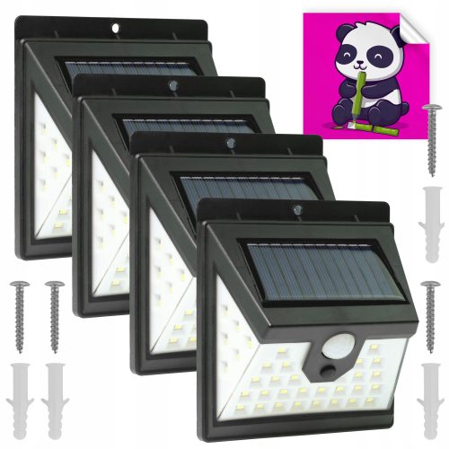 Lampen für Fassaden Gline Fassadenleuchte 500 lm, solarbetrieben