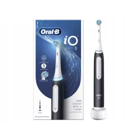    Oral-B iO 3 Black Elektrische Zahnbürste mit Braun-Technologie