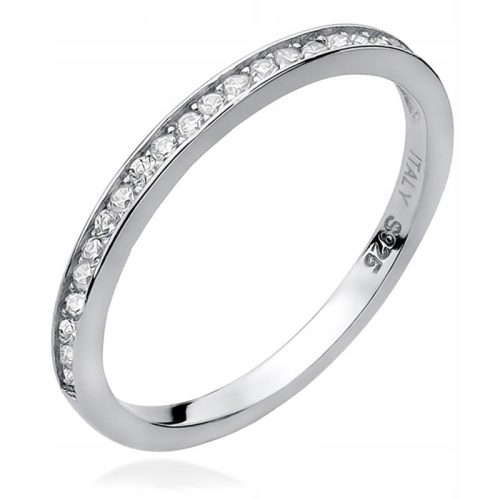  EHERING AUS SILBER 925 mit ZIRKONIA, Größe 7