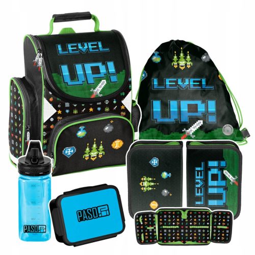  PASO GAMING SET, SACK SACK, Federmäppchen, FLASCHE