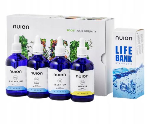 NUION LIFE Paket: Magnesium, Zink, Selen, Vitamin D3 für Gesundheit & Wohlbefinden