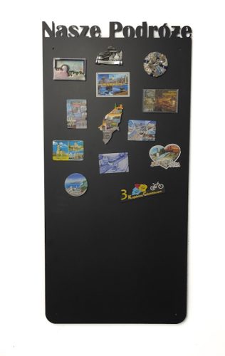 Kühlschrankmagnete Magnettafel für Reisemagnete 40x 118cm