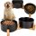  Set aus zwei PAGMIL-Keramikschalen, schwarz, 0,8 l