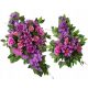 Komplettset aus Blumenarrangements für Denkmäler