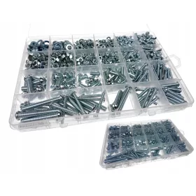 Satz Schrauben und Muttern M3 M4 M5 M6 1000 Stück Schrauben