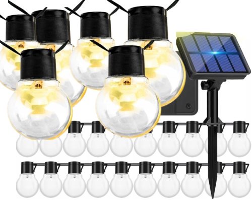 Hängende Gartenleuchten Solar-Gartenlampe, große LED-Glühbirne