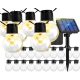 Hängende Gartenleuchten Solar-Gartenlampe, große LED-Glühbirne