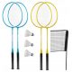 Schnur, Bandage, Abdeckung, Netz, Pfosten, Shuttle-Set, Schlägerset Sportvida SV-SE0004