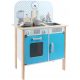  Kinderküche aus Holz Menfi-Effekte, blau