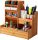  Schreibtisch-Organizer mit Schubladen, Schreibtisch-Organizer aus Holz mit Schubladenregal