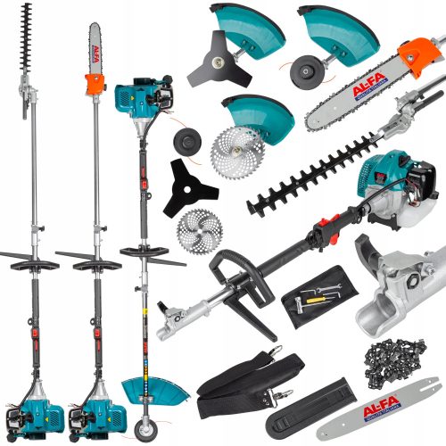 Trimmer, Freischneider und Grasschneider MULTIFUNKTIONALER BENZIN-STRIMMER ALBC52 4IN1