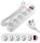 Smartled Strip-Verlängerungskabel 5 m, 5 Stk. Steckdosen, weiß