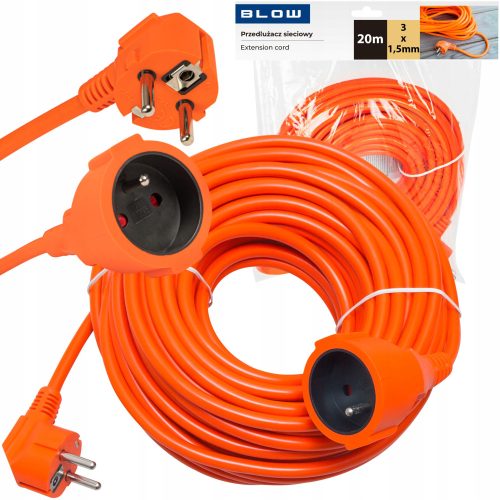 Gartenverlängerungskabel Blow 98-056 orange 20 m