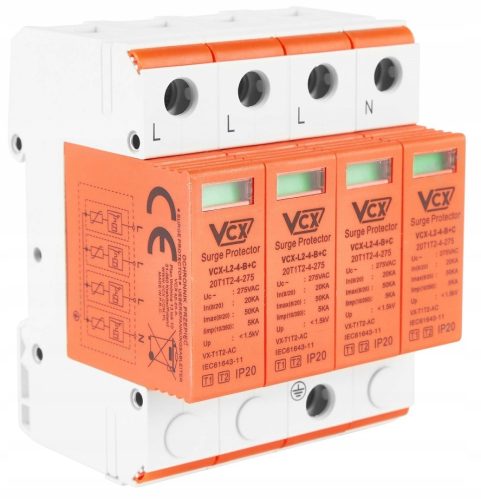 VCX-Überspannungsableiter 275 V IP20 0 A
