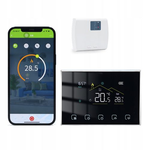  Drahtloser RF-Thermostat, elektrische Heizung