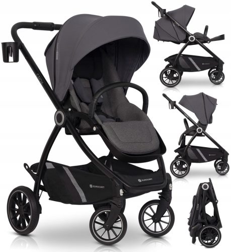  LEICHTER KOMPAKTER KINDERWAGEN, UMWANDELBARER 2-in-1-SITZ, GROSSE RÄDER 0–22 kg