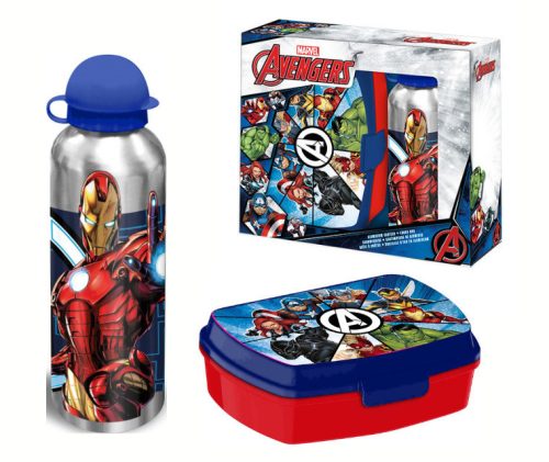  Textiel Trade Avengers Wasserflasche und Lunchset 500 ml