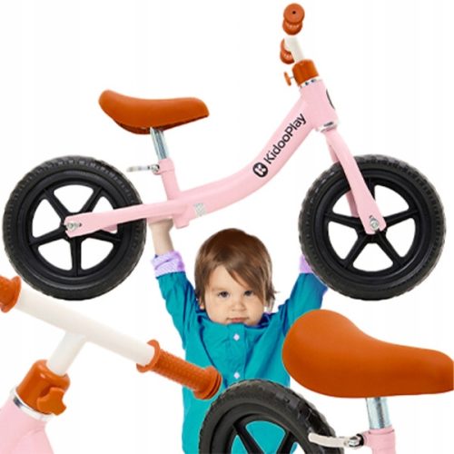  KIDOOPLAY RUNNER PINK 12" Laufrad Beige, Weiß, Schwarz, Pink