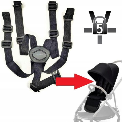  Gurte für den BEBETTO LUCA Kinderwagen für den 5p Kinderwagen