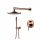 CHDE Rose Gold Ocean Unterputz-Duschset