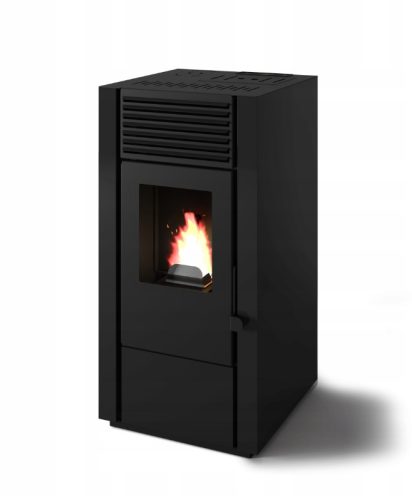 Eva Calor Einzelfunktions-Pelletofen aus Stahl, 9 kW