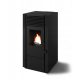 Eva Calor Einzelfunktions-Pelletofen aus Stahl, 9 kW