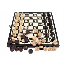  HOLZ-Kinderschachfiguren 26 cm TIERE