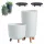  Prosperplast Blumentopf 29,8 cm x 29,8 x 36,5 cm Durchmesser 29,8 cm Kunststoff weiß