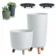  Prosperplast Blumentopf 29,8 cm x 29,8 x 36,5 cm Durchmesser 29,8 cm Kunststoff weiß