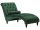  Beliani Sofa Different Kollektion 163 x 72 cm Samt in Grüntönen