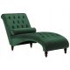  Beliani Sofa Different Kollektion 163 x 72 cm Samt in Grüntönen