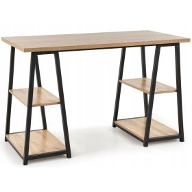    Rechteckiger Schreibtisch M&M Desks 120 x 60 x 77 cm Sonoma-Eiche