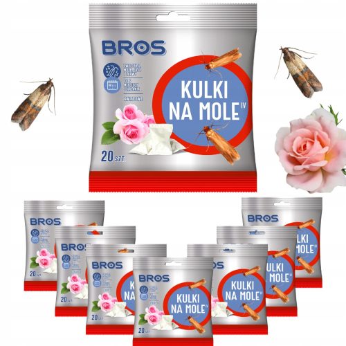  Bros Blumenmottenkugeln 20 Stk.