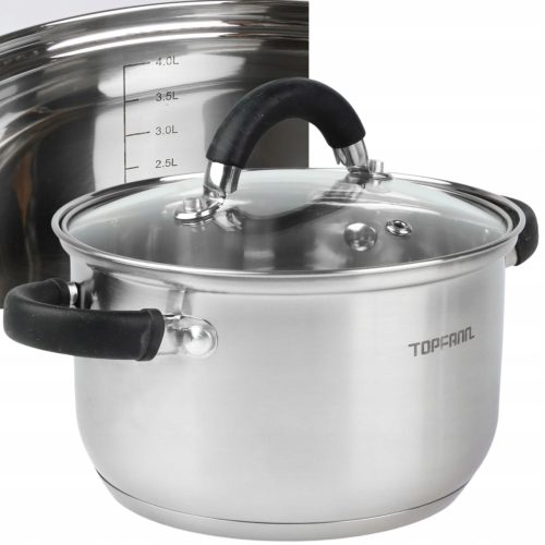 Töpfe Topfann Traditionstopf, Silikongriff, 4,9 l