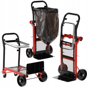 MANUELLER LAGERWAGEN MIT DOPPELFUNKTION, MILLER, STAHL