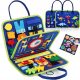  SENSORISCHES MANIPULATIONSBRETT MONTESSORI FALTBARER KOFFER GESCHENK XXL