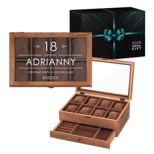Kisten und Truhen BOX FÜR UHREN UND SCHMUCK EIN GESCHENK FÜR SIE