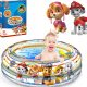 ABC4YOU runder aufblasbarer Pool 21 x 5 cm