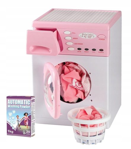  Casdon elektronische Spielzeugwaschmaschine, rosa
