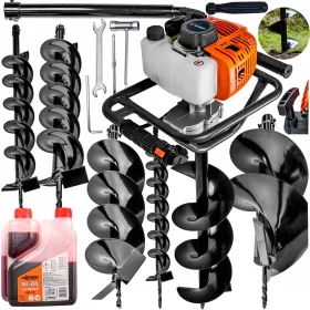 BODENBOHRER RITCH LEISTUNGSFÄHIGER BENZINBohrer + BOHRER