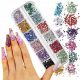  BUNTES ZIRKONIA-GESICHTSNAGELDEKORATIONS-MIX-BOX-SET