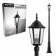 Lichtmasten, Garten Masterled E27 Lichtmast 237,5 cm schwarz